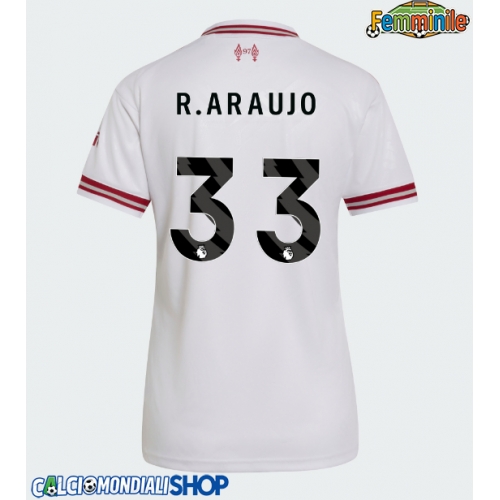 Maglie da calcio Liverpool Ronald Araujo #33 Seconda Maglia Femminile 2026-27 Manica Corta